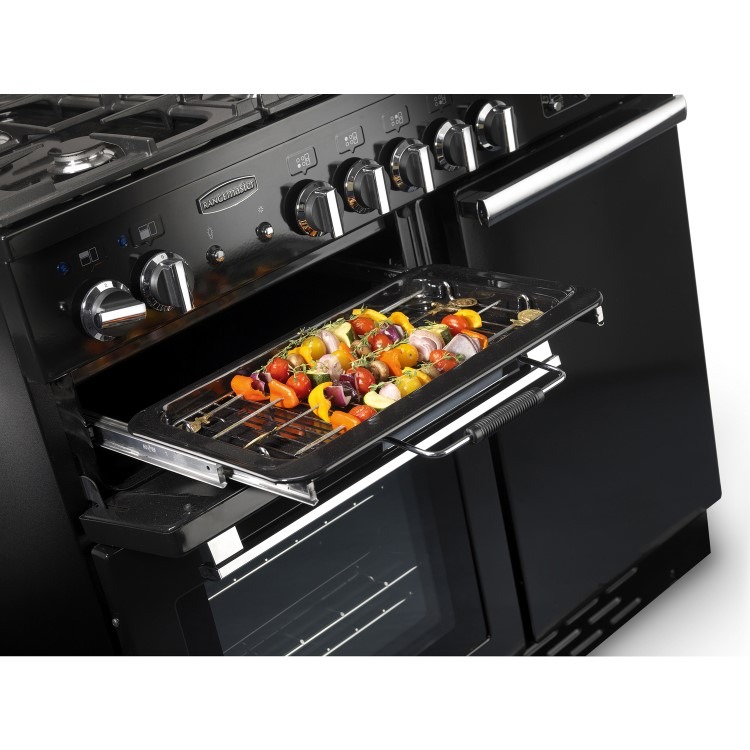 Rangemaster Professional Plus 90cm Electric Induction Range Cooker - Black - Image 3