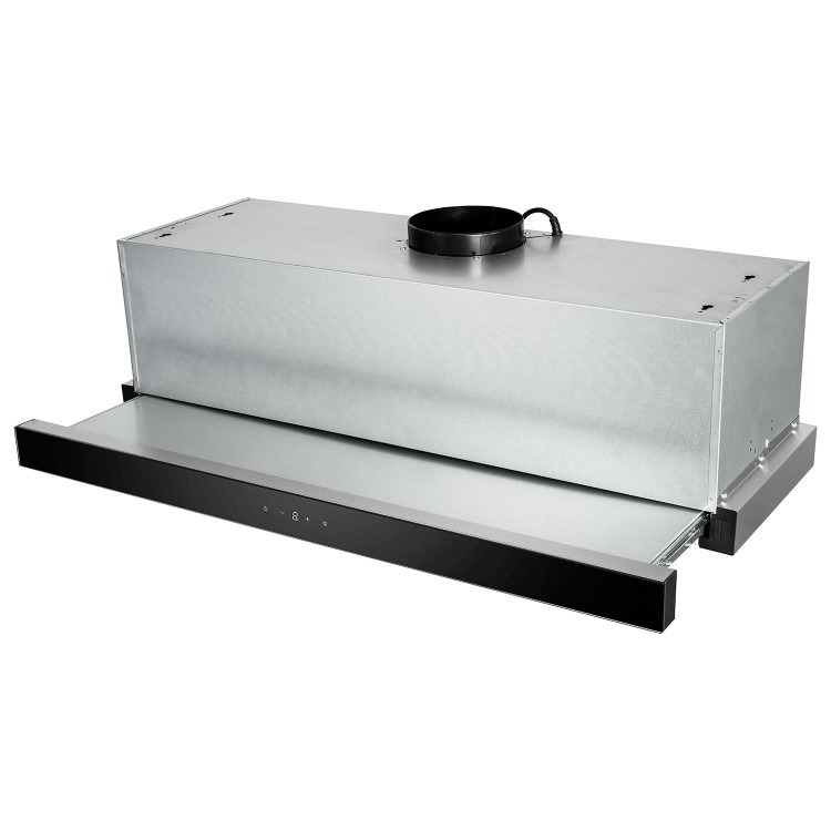 electriQ 90cm Telescopic Canopy Cooker Hood – Stainless Steel - Image 7