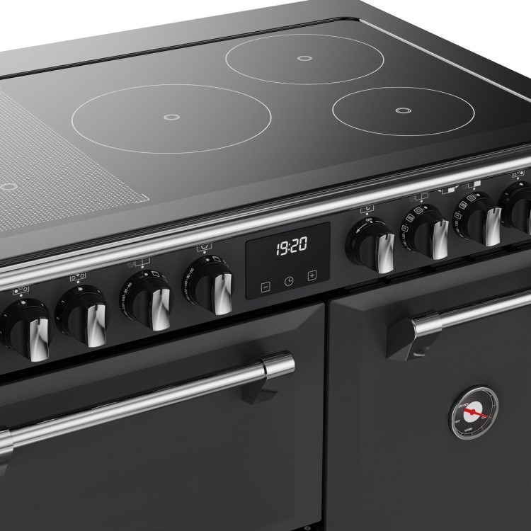 Stoves Richmond DX 90cm Electric Induction Range Cooker - Grey - Image 7