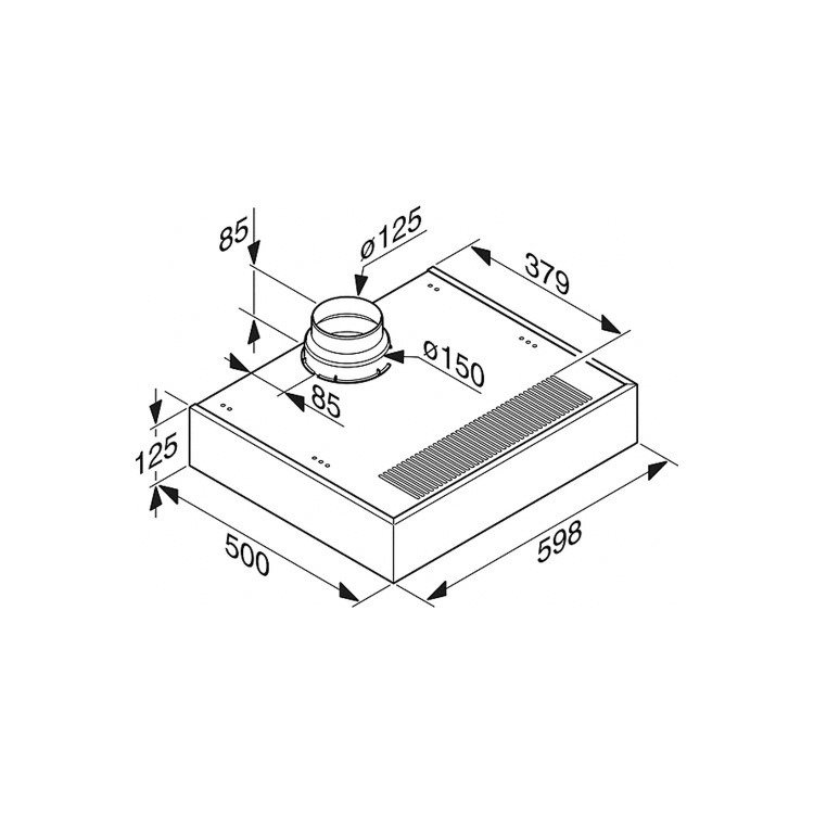 Miele 60cm Visor Cooker Hood - Stainless Steel - Image 5