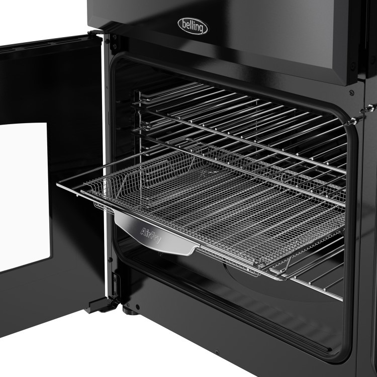 Belling Farmhouse 90cm Electric Induction Range Cooker - Black - Image 9