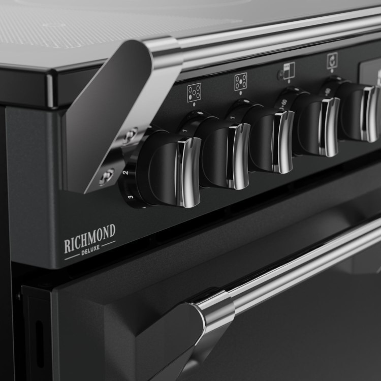 Stoves Richmond DX 90cm Electric Induction Range Cooker - Grey - Image 6