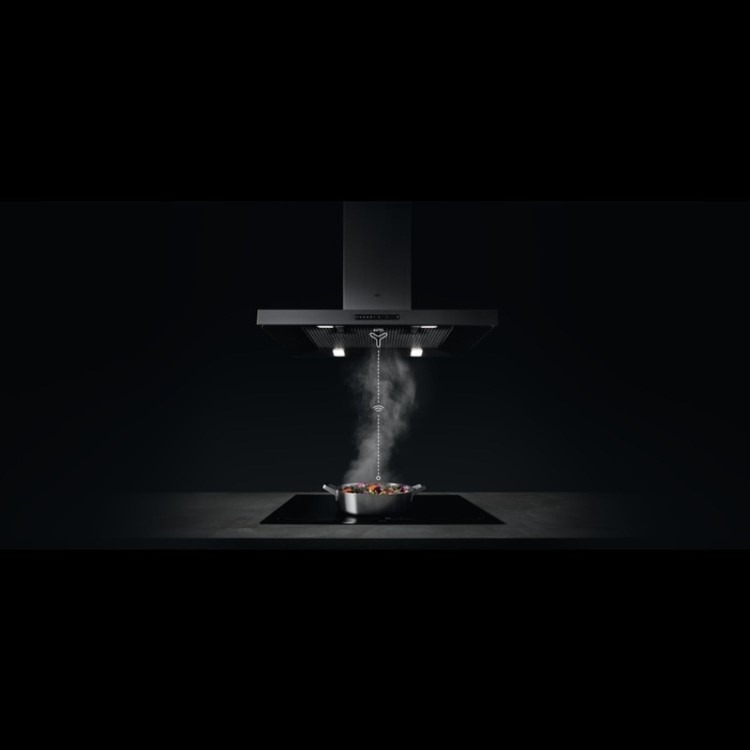 AEG 6000 Series 90cm Angled Cooker Hood with Hob2Hood - Black - Image 9