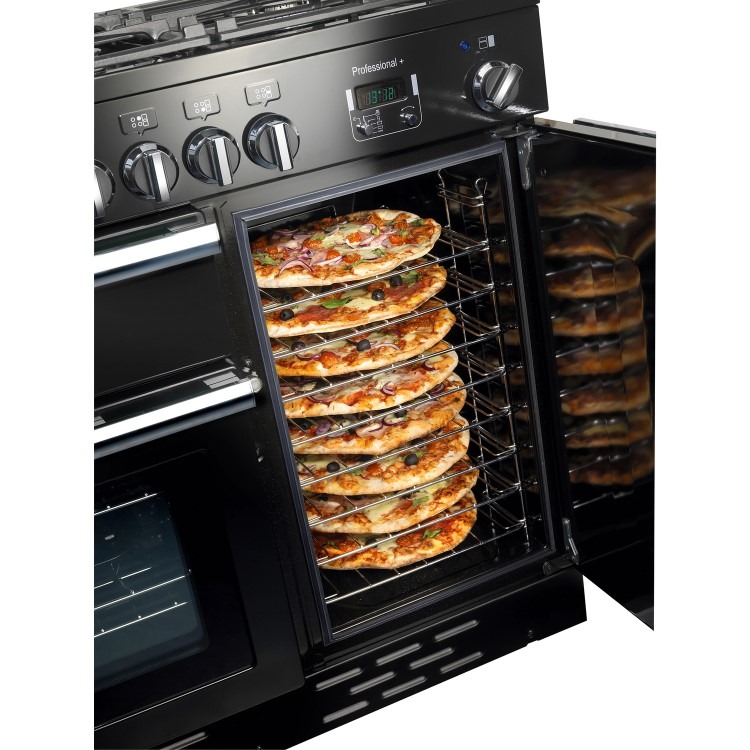 Rangemaster Professional Plus 90cm Electric Induction Range Cooker - Black - Image 4
