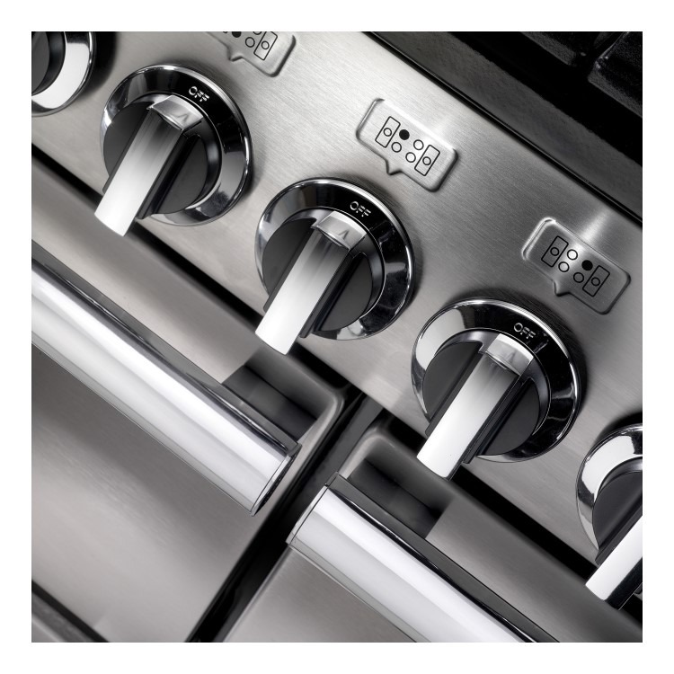 Rangemaster Professional Deluxe 110cm Electric Induction Range Cooker - Stainless Steel - Image 8