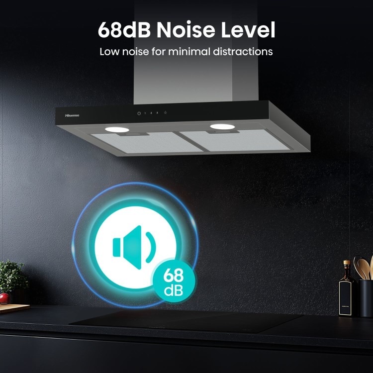 Hisense 60cm Chimney Cooker Hood – Stainless Steel - Image 12